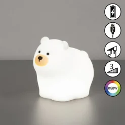 AKKU Tischlampe Knut Weiß