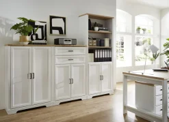 Aktenschrank Jasmin offen Eiche Pinie