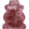 Australisches Lammfell Mauve 68 x 100 cm