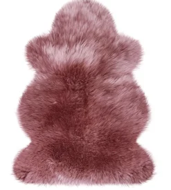 Australisches Lammfell Mauve 68 x 100 cm