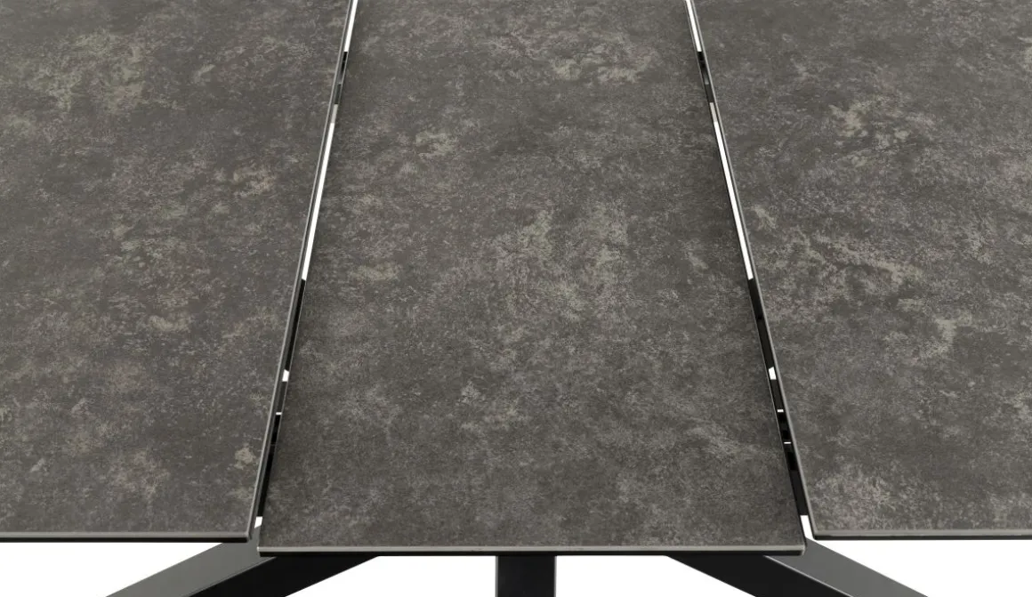 Ausziehtisch Heaven Keramik Schwarz 168 cm