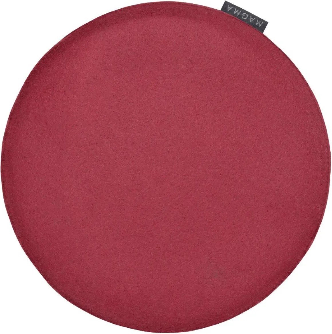 Avaro uni Sitzkissen rund 35cm, weinrot