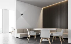 Bankamp LED Wandlampe Impulse Anthrazit
