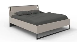Bett Tilburg Grau 180 x 200 cm