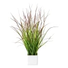 Blutgras Kunstpflanze Grün Rot 46 cm