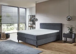 Boxspringbett 25023 Anthrazit 180 x 200 cm