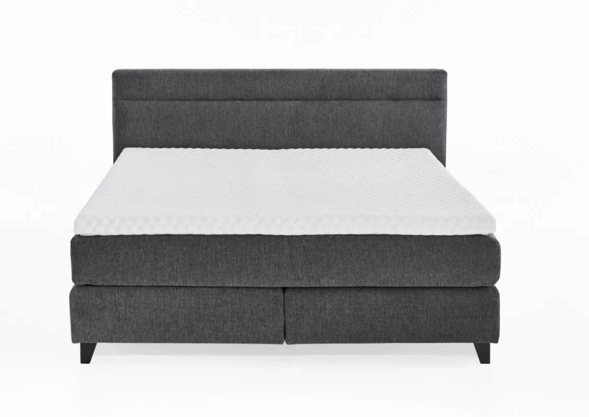 Boxspringbett 25023 Anthrazit 180 x 200 cm