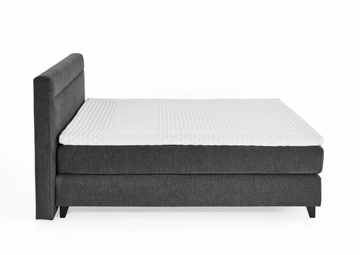 Boxspringbett 25023 Anthrazit 180 x 200 cm