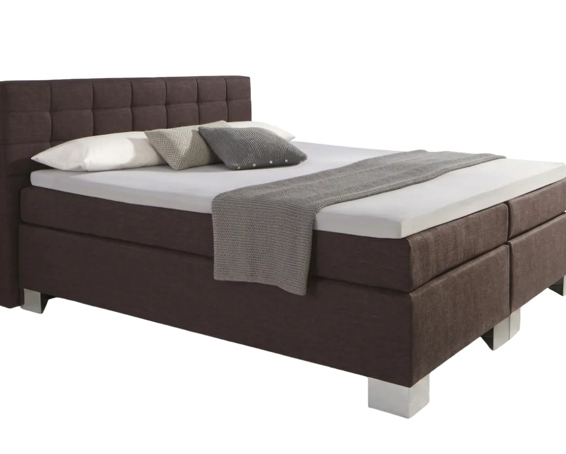 Boxspringbett Boston Anthrazit 180 x 200 cm