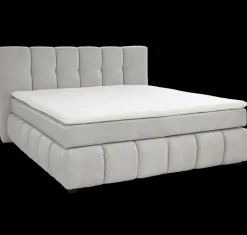 Boxspringbett Cora Greige 180 x 200 cm