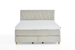 Boxspringbett 25025 Ecru 180 x 200 cm