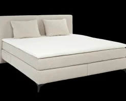 Boxspringbett Kira mit Beleuchtung und Ladefunktion Beige