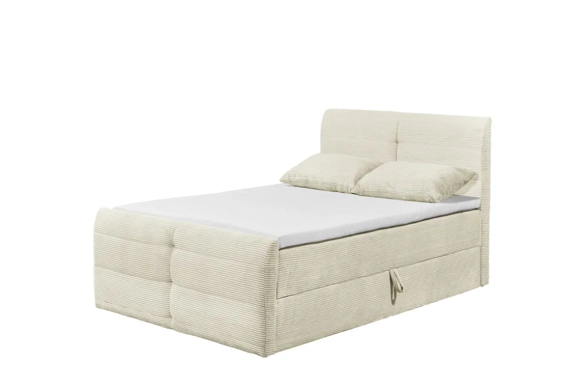 Boxspringbett Madeira Cream 120 x 200 cm