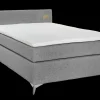 Boxspringbett Nora Grau 120 x 200 cm