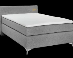 Boxspringbett Nora Grau 120 x 200 cm