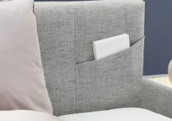 Boxspringbett Nora Grau 120 x 200 cm