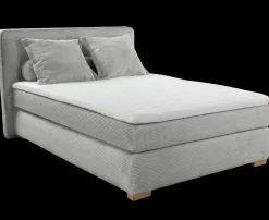 Boxspringbett Romy Hellgrau 140 x 200 cm
