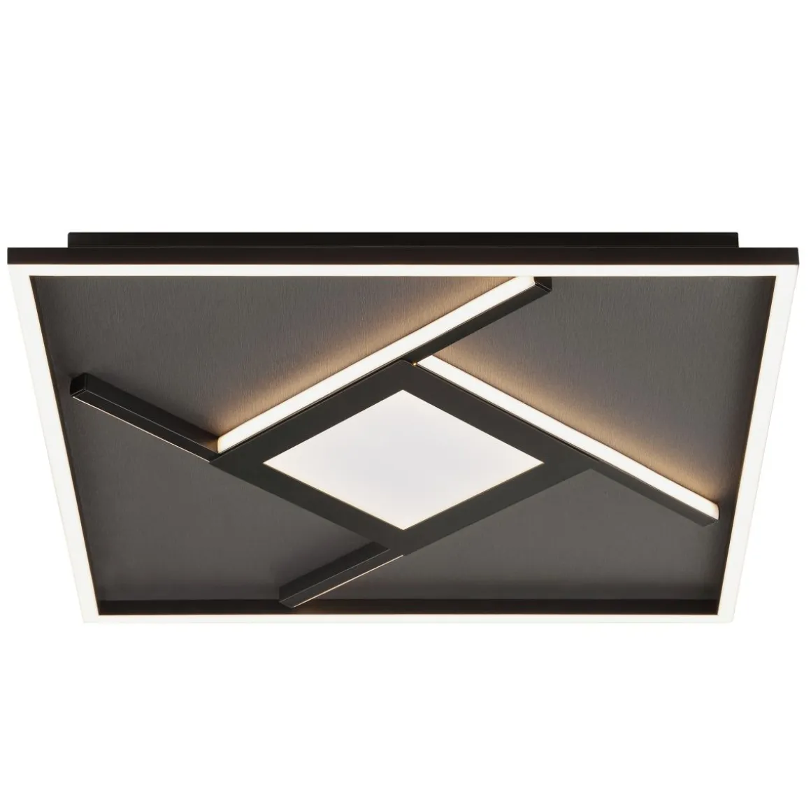 Brilliant LED Deckenlampe Hardy Schwarz