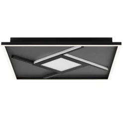 Brilliant LED Deckenlampe Hardy Schwarz