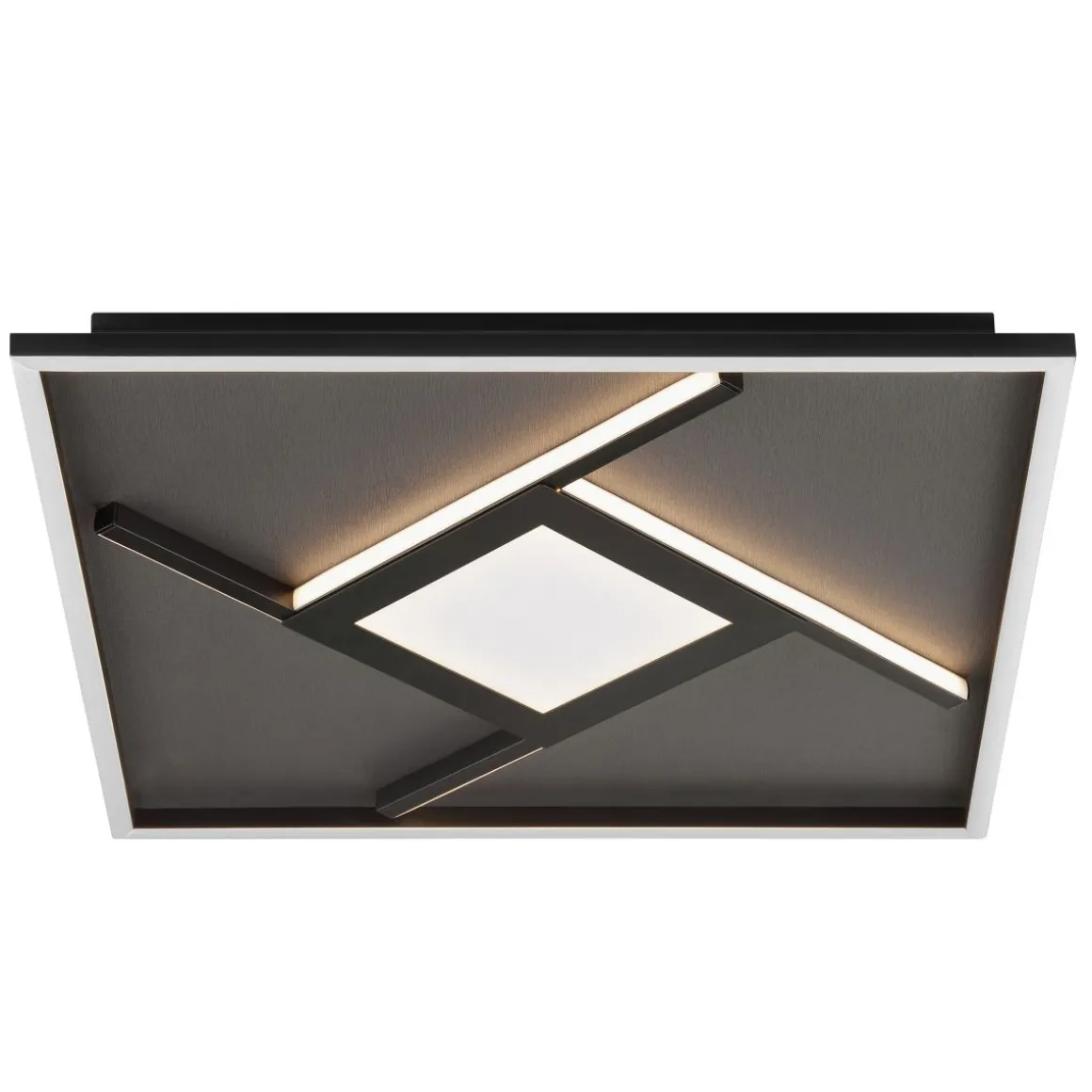 Brilliant LED Deckenlampe Hardy Schwarz