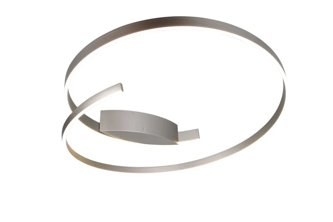 Cinque LED Deckenlampe Cinardi Nickelfarben