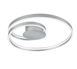 Cinque LED Deckenleuchte Ciola Nickelfarben