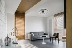 Cinque LED Deckenleuchte Ciola Schwarz