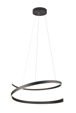 Cinque LED Pendelleuchte Cinardi Schwarz