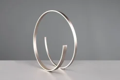 Cinque LED Stehlampe Cinardi Nickelfarben