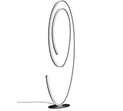 Cinque LED Stehlampe Ciola Schwarz