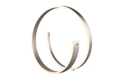 Cinque LED Tischlampe Cinardi Nickelfarben