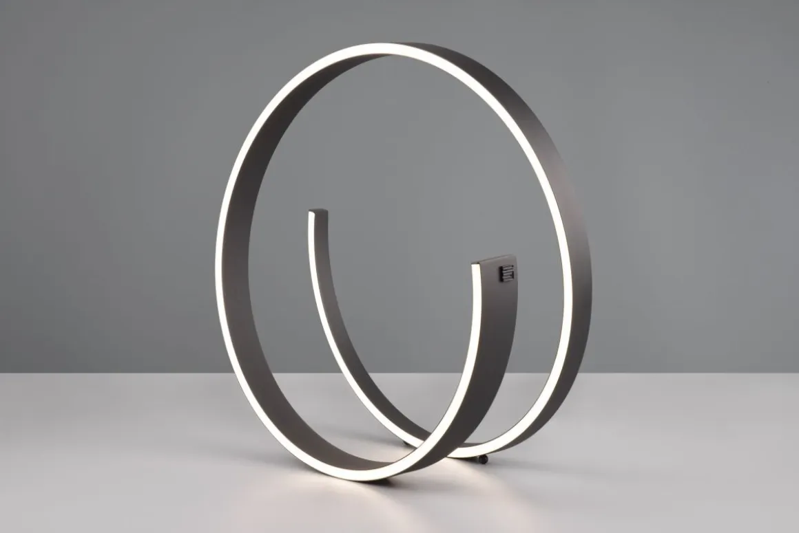 Cinque LED Tischlampe Cinardi Schwarz