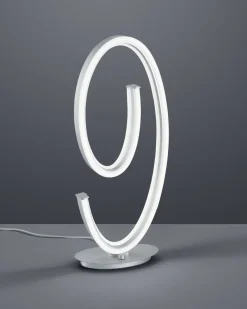 Cinque LED Tischlampe Ciola Nickel