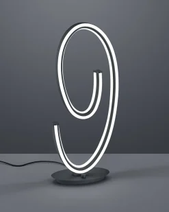 Cinque LED Tischlampe Ciola Schwarz