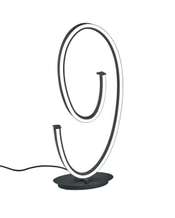Cinque LED Tischlampe Ciola Schwarz