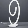 Cinque LED Tischlampe Ciola Weiß