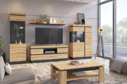 Couchtisch Corte Eiche Grau