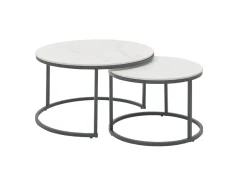 Couchtisch 2er-Set Gino Weiß