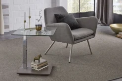Couchtisch 1442 Glas klar 47 cm
