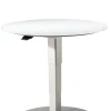 Couchtisch 1866 Glas weiß matt 80 cm