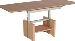 Couchtisch 2324 Wildeiche mit Funktionen 70 cm