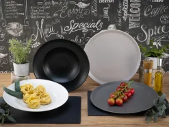 CreaTable Pizzateller Manhattan XL Schwarz 33 cm