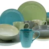 CreaTable 16-tlg Kombiservice Nature Collection Farbmix