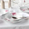 CreaTable 12-tlg Tafelservice Aiko Weiß-Rosa