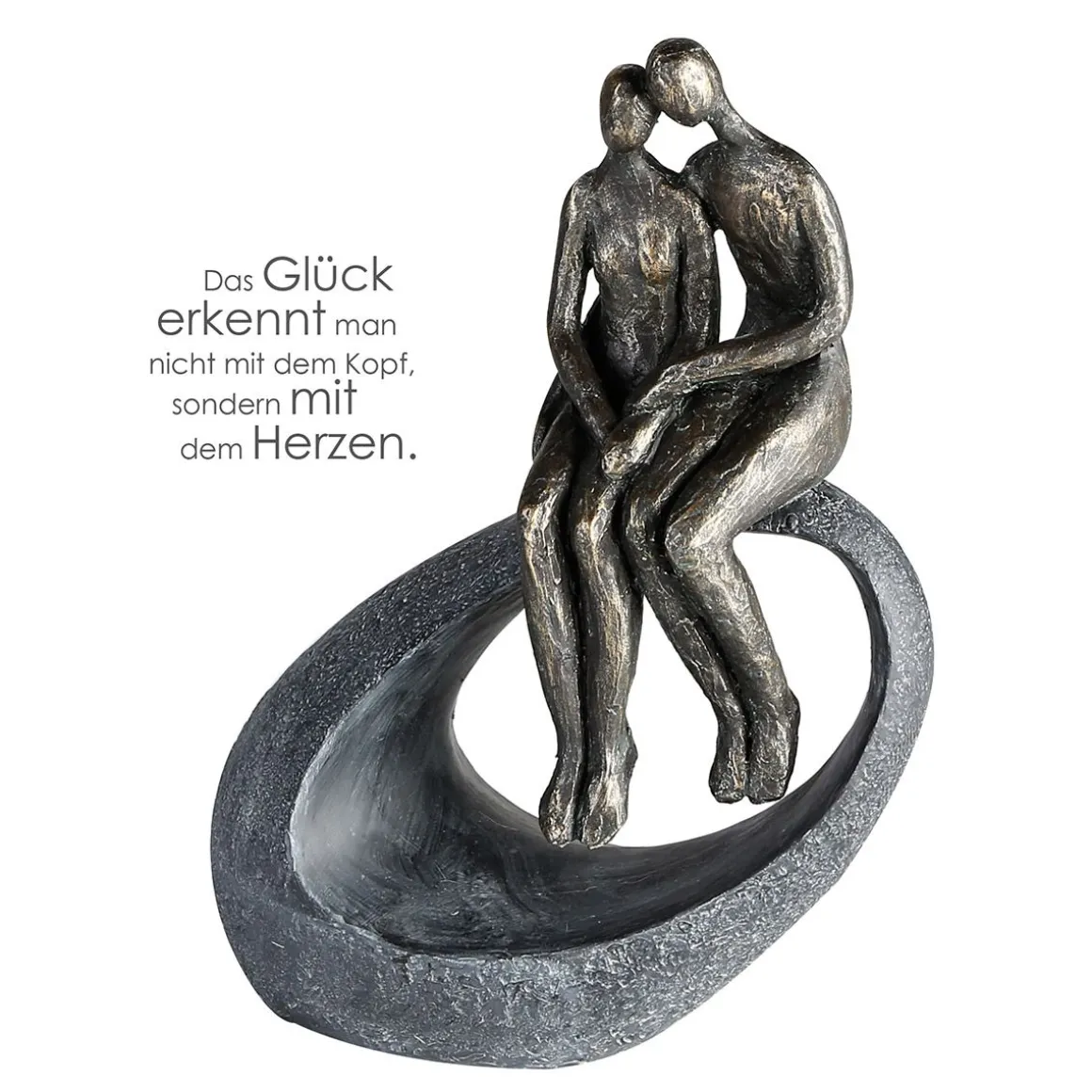 Deko Skulptur Pärchen 27 cm