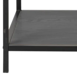 Design-Bücherregal Seaford Schwarz 114 x 185 cm