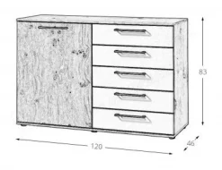 Disselkamp Kommode Cabrillo