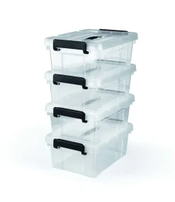 EASYmaxx 4er Set Aufbewahrungsboxen 12L