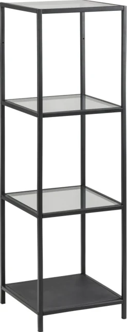 Eck-Regal Seaford Glas 120 cm