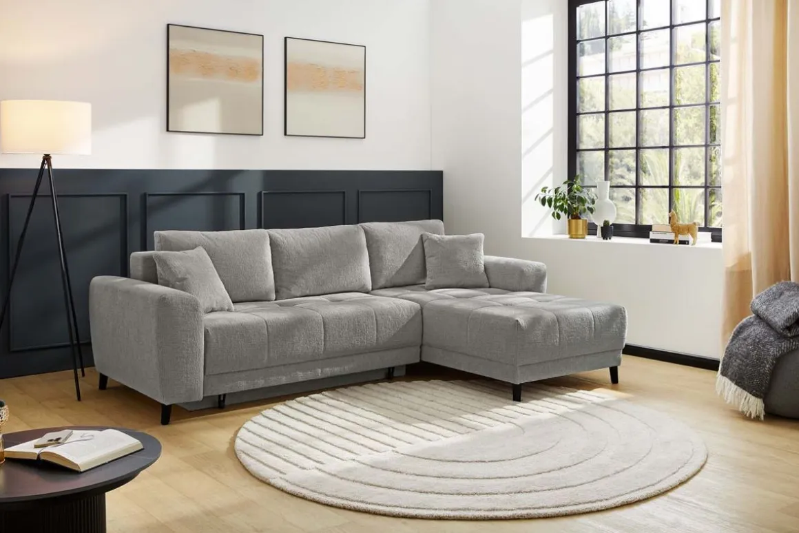 Ecksofa Beverly Grau